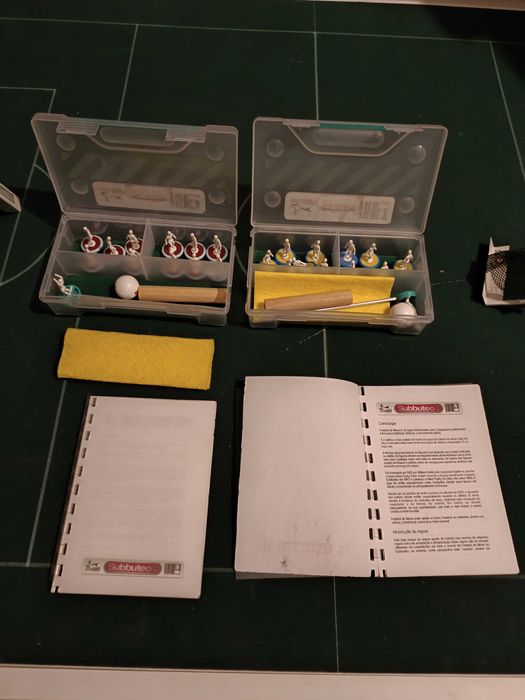 Conjunto Subbuteo Campo e Equipas