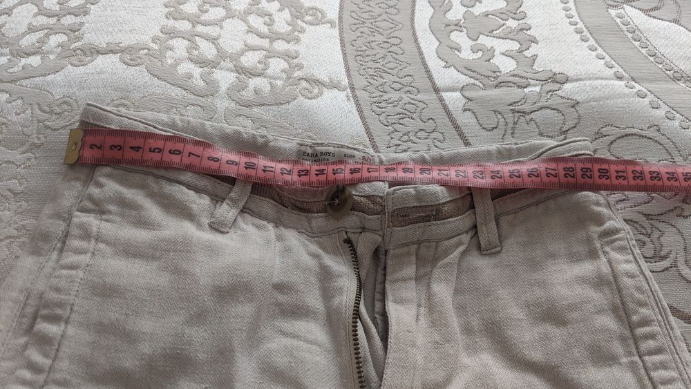 Костюм льон Zara, 122 см, заміри на фото