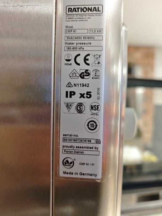 Rational CombiMaster Plus CMP 61 | zestaw 2×6 GN | po przeglądzie