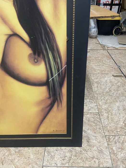 Pintura lindissima com risco