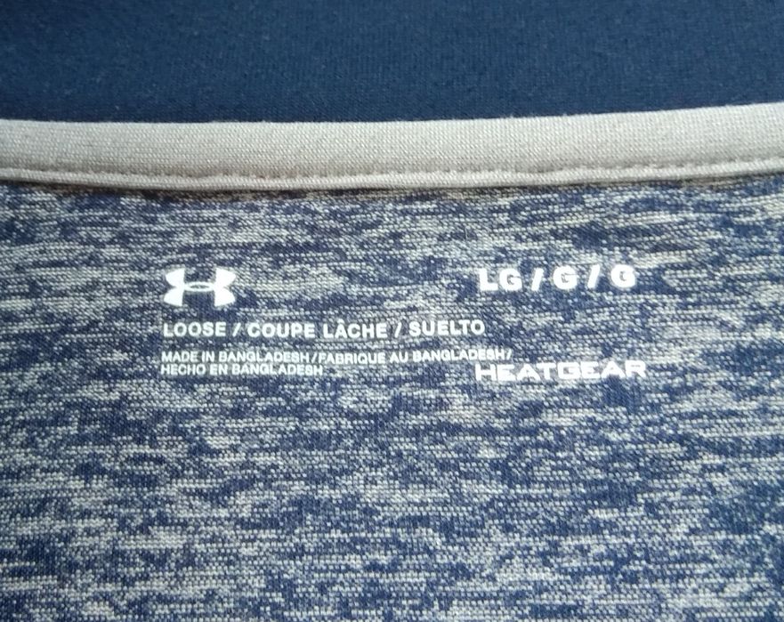 Under Armour heatgear лонгслив кофта для спорта бега оригинал L синяя