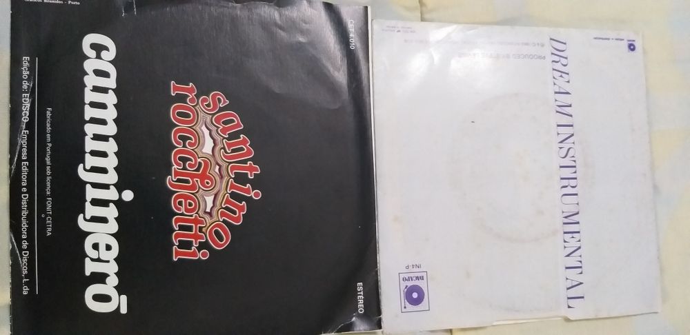8 Discos Vinil singles anos 80
