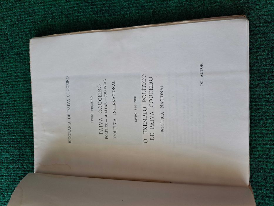 O Exemplo Politico de Paiva - Francisco Manso Preto Cruz