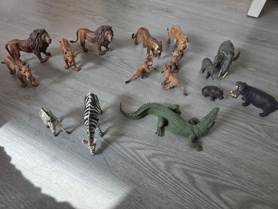 Animais selvagens e animais da quinta