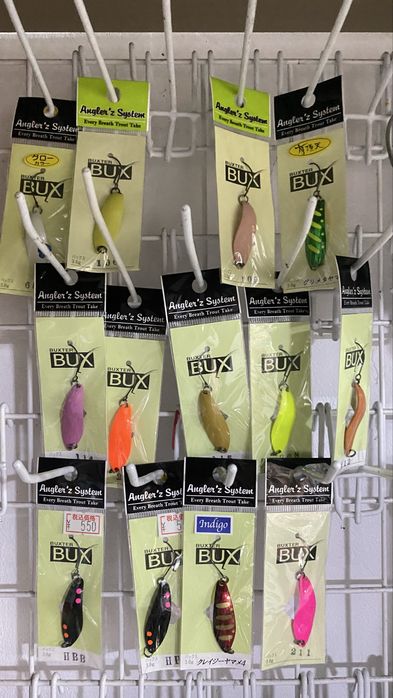 Воблери Strike pro, та блешні angler’z system bux