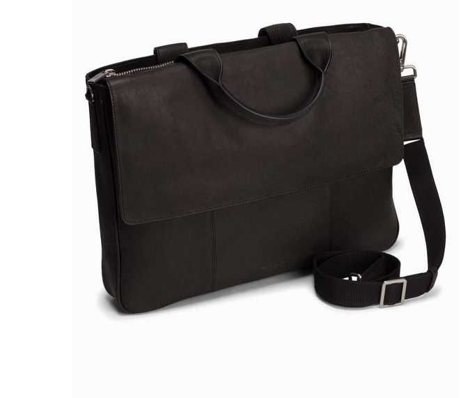 Tiger of Sweden  Prieto czarna aktówka skórzana