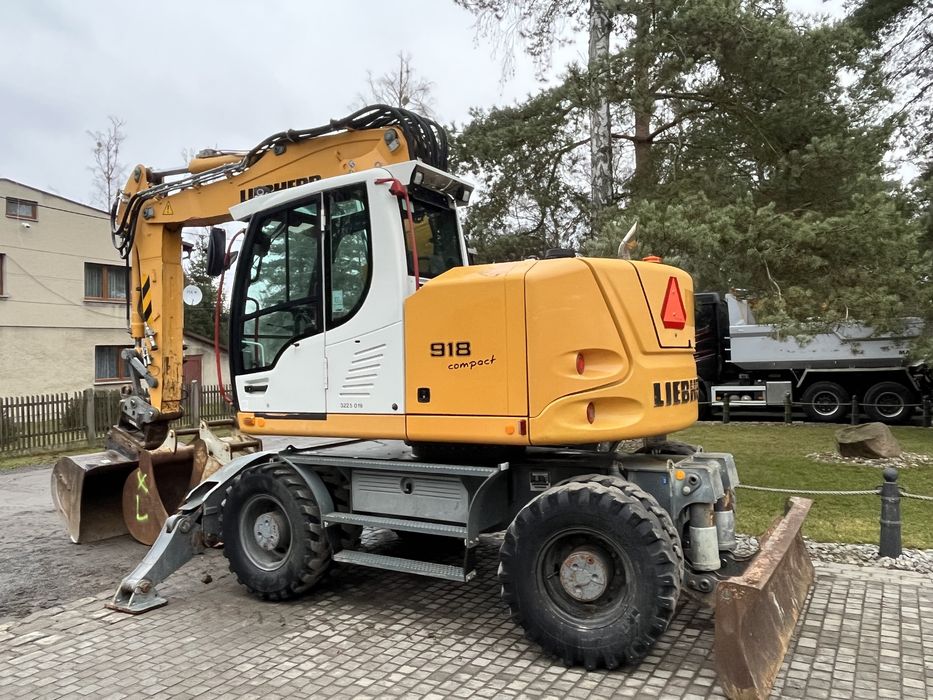liebherr 918 compact koparka kołowa 3xłyżki