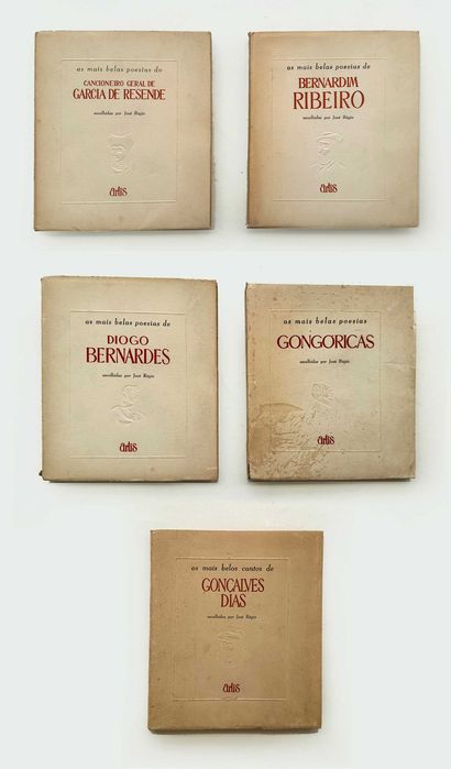 Lote 5 “As Mais Belas Poesias…”, Edições Artis. Anos 60.