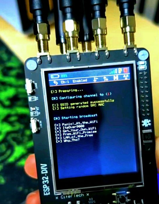 ESP32-DIV X-Revision v9/ Flippi Chopper combajn DIY
