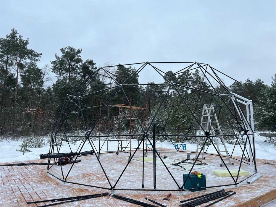 NAMIOTY SFERYCZNE/GLAMPINGOWE - Polski producent , realizacje!