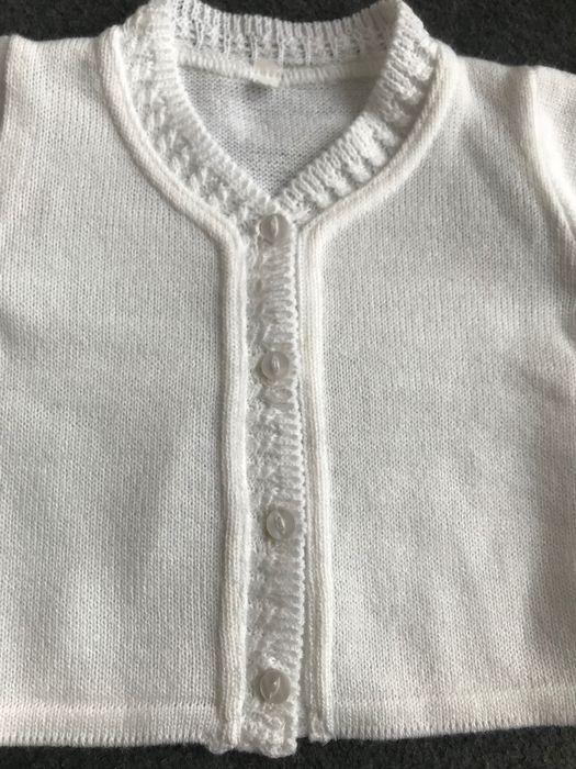 Sweterek do chrztu dla dziewczynki