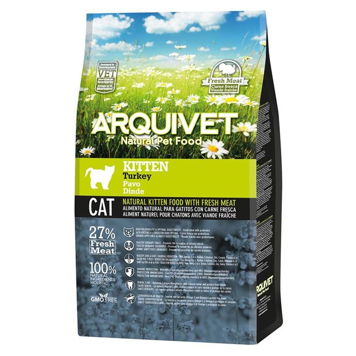 Arquivet Sucha karma dla kociąt z indykiem 1,5 kg
