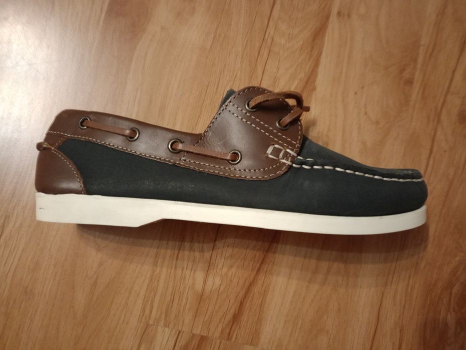 Easy 8/42 nowe mokasyny męskie skórzane