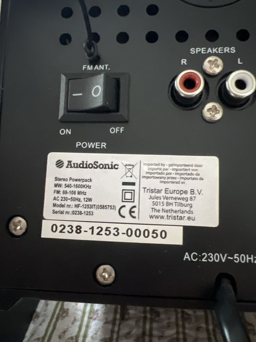 Mini wieża audioSonic