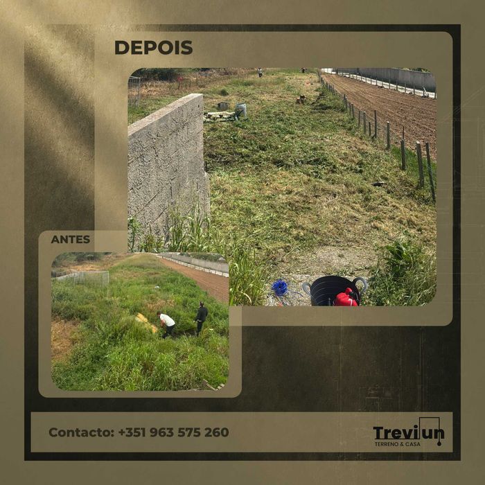 Limpeza de Terrenos e Jardins - Serviço Profissional