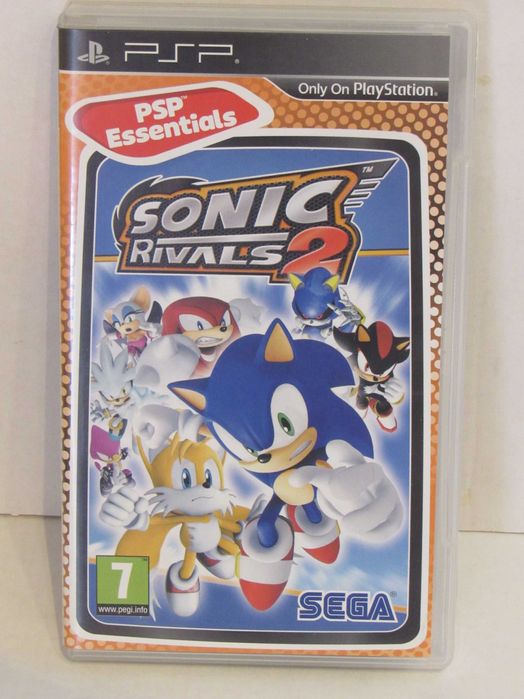Jogo PSP Playstation Portable Sonic Rivals 2 completo