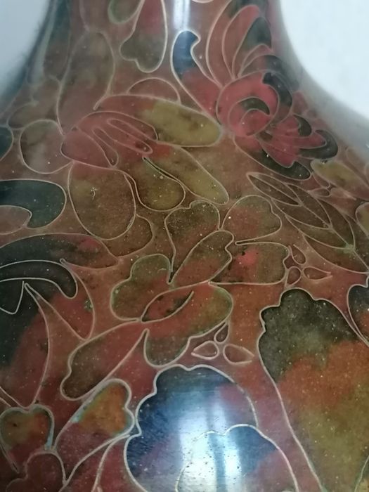 Jarra Vintage em cloisonne