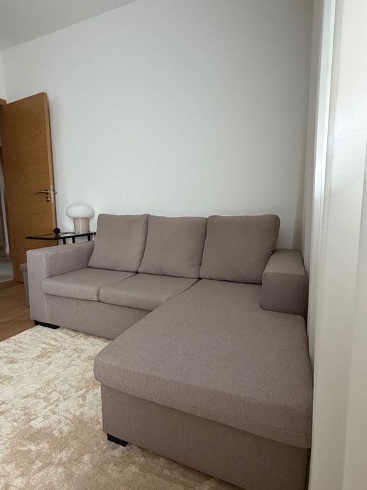 Sofá chaise long 3 lugares