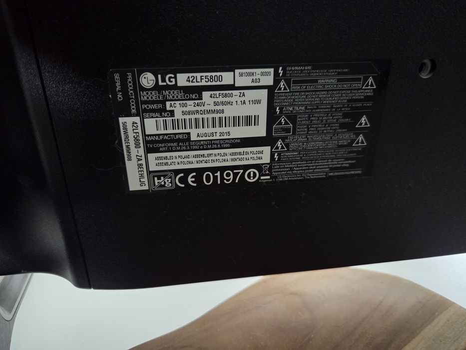 Telewizor LG 42LF5800, 42 cale, full HD.