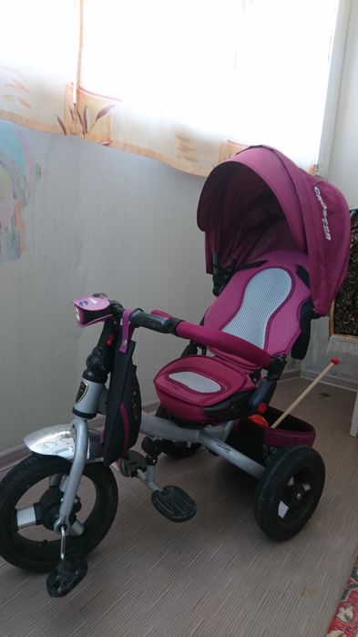 Велосипед трёхколёсный детский Crosser бордовый (T- 400MG)