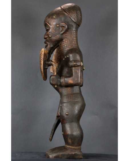 Postać wodza. Luluwa. Drewno. Kongo. XX wiek.
