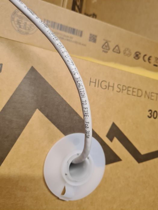 Kabel LAN sieciowy internetowy do kamer monitoringu na metry 5m cat. 6