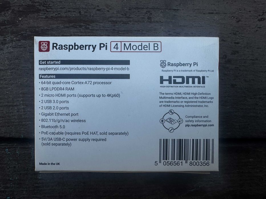 Нова Raspberry Pi 4 Model B 8GB RAM