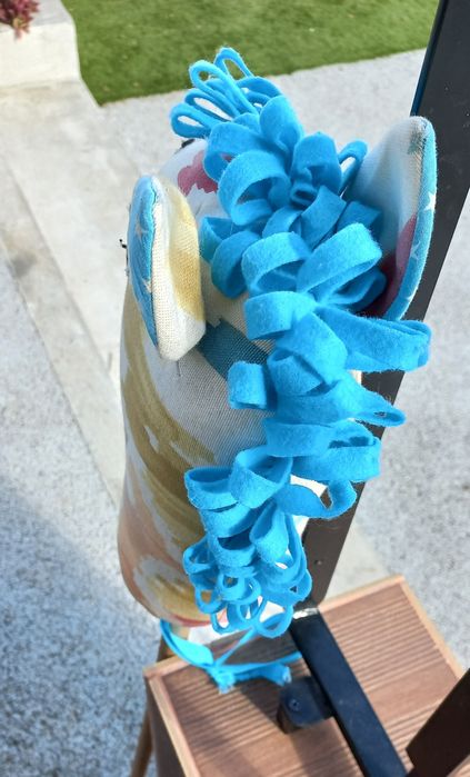 Cavalinho de pau e pano