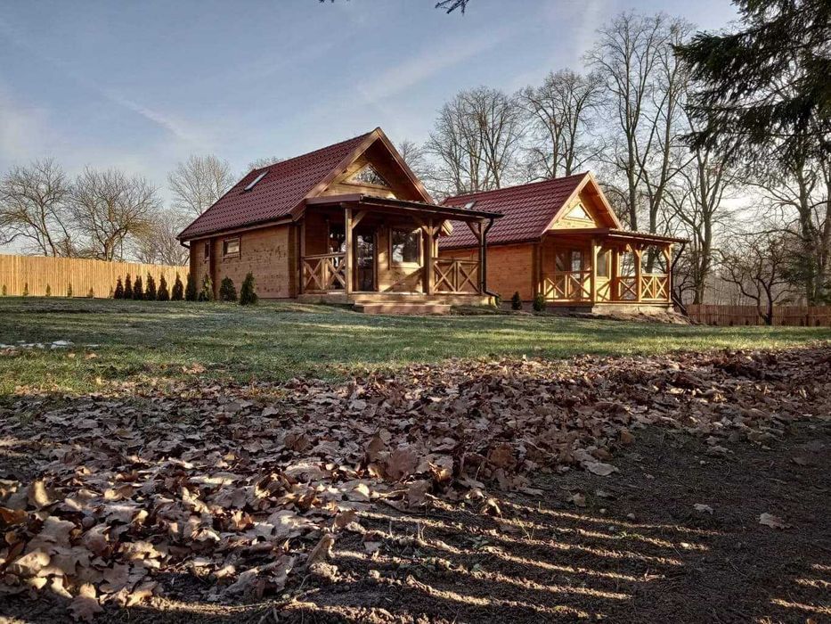 Domek nad jeziorem z balią