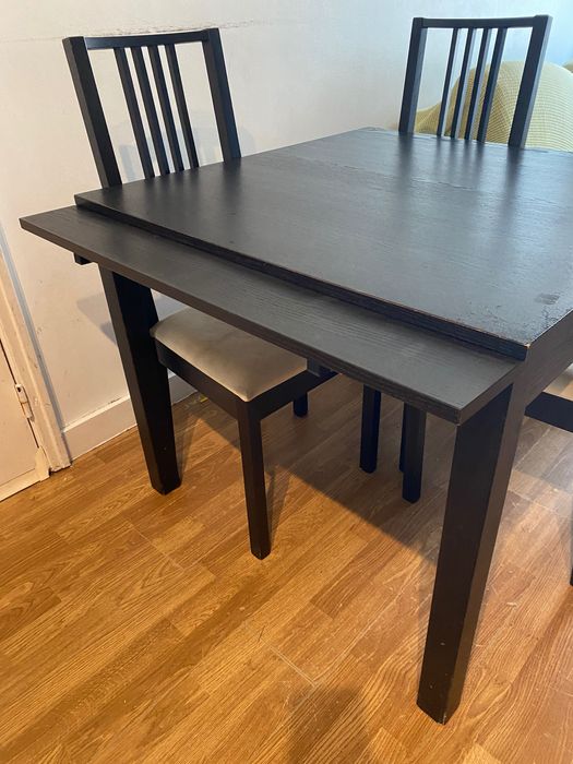 Mesa de extensível 90 x 90 cm