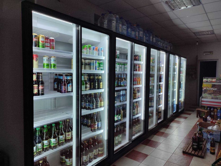 Торгові стелажі. Магазин під ключ. Холодильне обладнання. Вітрини