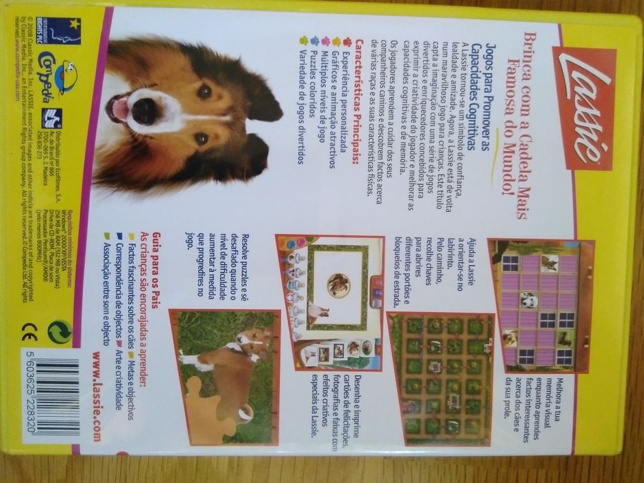 Lassie - dvd que promove as capacidades cognitivas