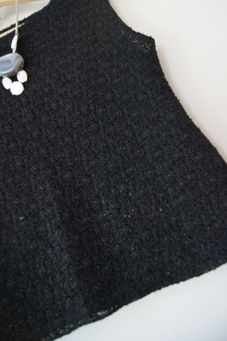 czarna bluzka prosta koszulka czarny t-shirt 44 42XXL oversize bigsize