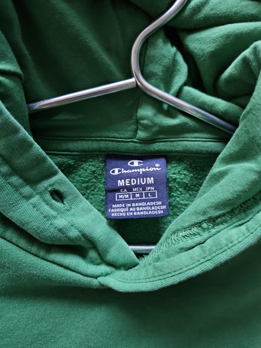 Champion męska bluza z kapturem M zielona hoodie