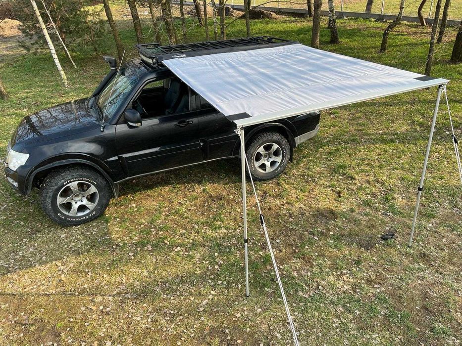 Markiza Roleta 2x2,5m DASZEK z oświetleniem LED Namiot Zadaszenie