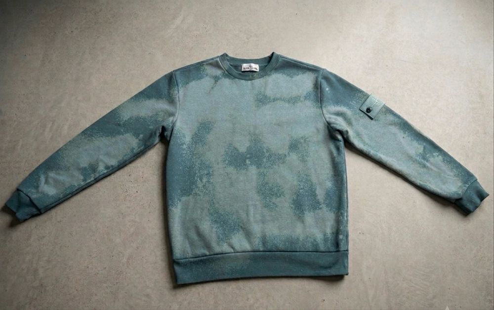 Stone island off dye sweatshirt