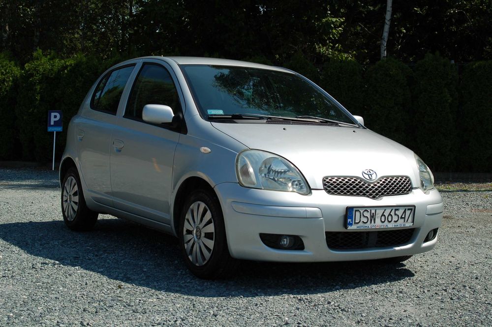 Toyota Yaris 1.3 Benzyna + LPG | 2004 | 5-cio Drzwiowa | Zadbana | Klimatyzacja