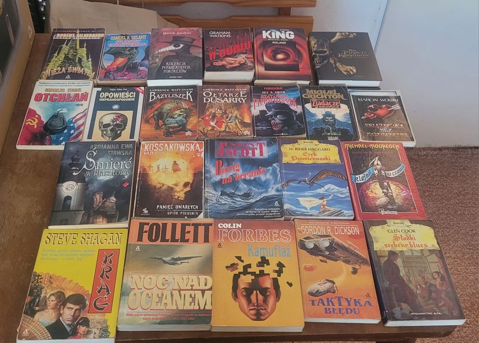 Mix książek sf, przygodowe, akcja,  horror. cz. 2