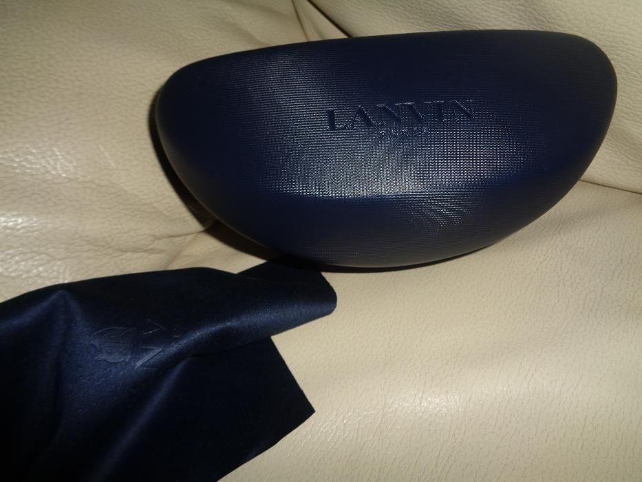 LANVIN nowe oryginalne etui pokrowiec na duże okulary słoneczne OKAZJA