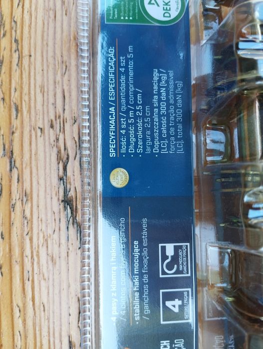 Zestaw pasów mocujących 4 sztuki