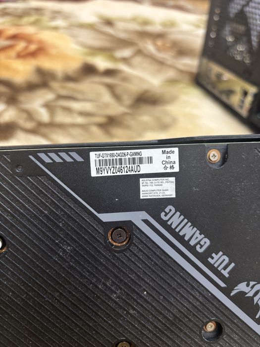 Видеокарта Asus gtx 1650 4g
