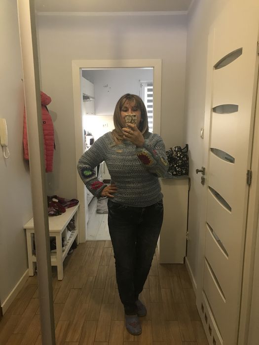 Sweter  wiosna roz Xl