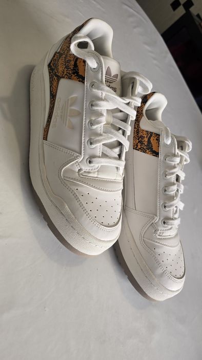 Ténis adidas fórum bold brancos 42 cobra usados uma vez sapatilhas