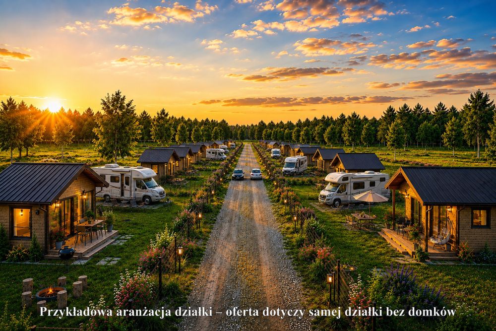 Działki premium przy jeziorze Piaseczno - 950m do plaży!