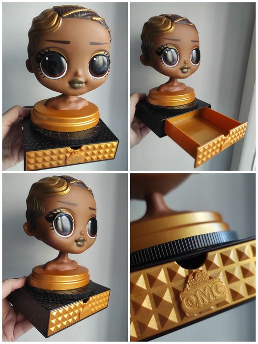Кукла-манекен LOL Surprise OMG Королева Пчелка Styling Head Royal Bee