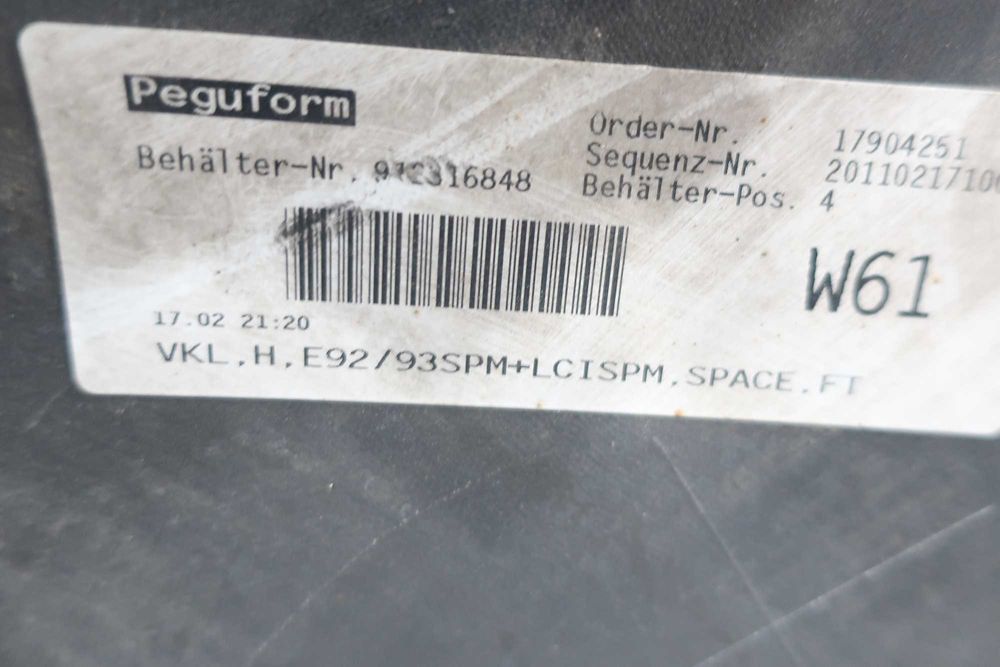 Zderzak Tył Tylny M Pakiet Bmw 3 E92 E93 Coupe Cabrio