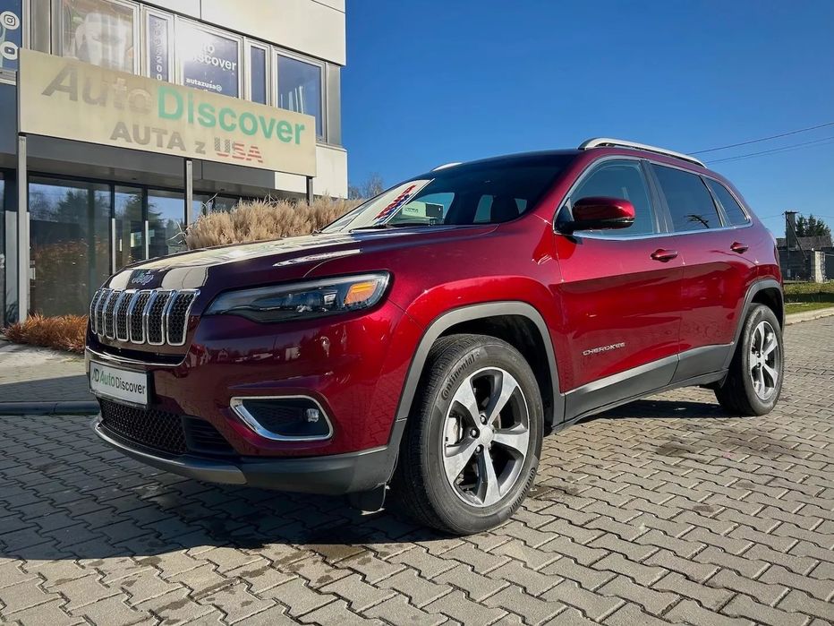 Jeep Cherokee Limited 4×4 /BLIS /wentylacja /hak /CarPlay /DRL LED /wyśw. zegar./PDC
