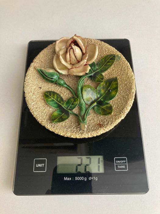 Prato Rosa Branca Caldas da Rainha José Francisco de Sousa -Século XIX