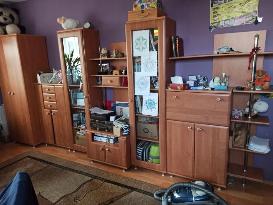 Meblościanka black red white BRW meble komplet zestaw