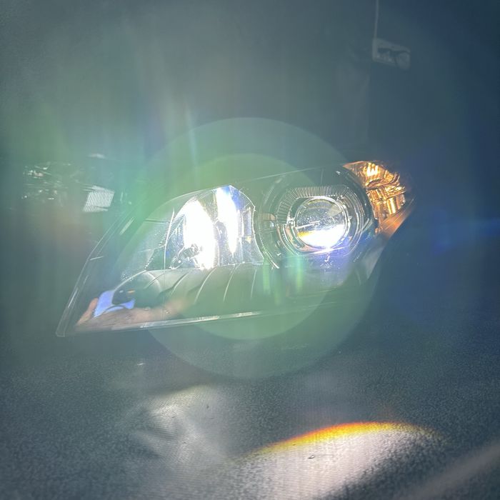 Фари Renault Megane 3 2008-2012 Bi-led, оченята, антихром
